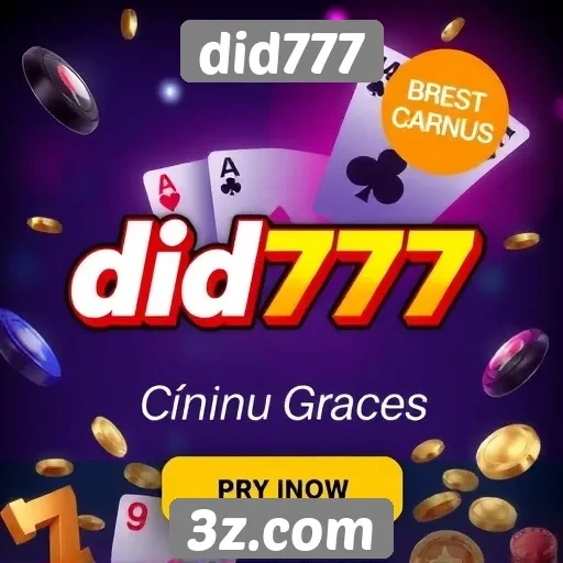 Plataforma did777 oferece bônus atrativos para novos usuários