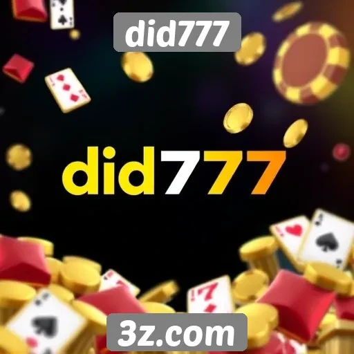 did777 oferece ampla gama de jogos de cassino